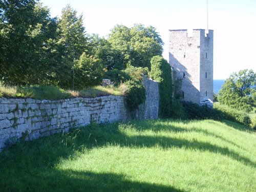 Visby city wall/fortress.